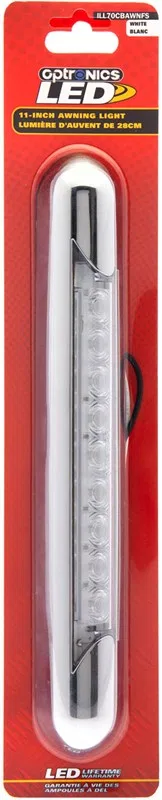 ILL70CBAWNFS – OPTRONICS Awning Light, LED Awning Strip Light 11 Inch Length White 12 Volt Without Switch